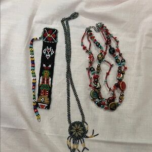Beaded vintage jewelry.